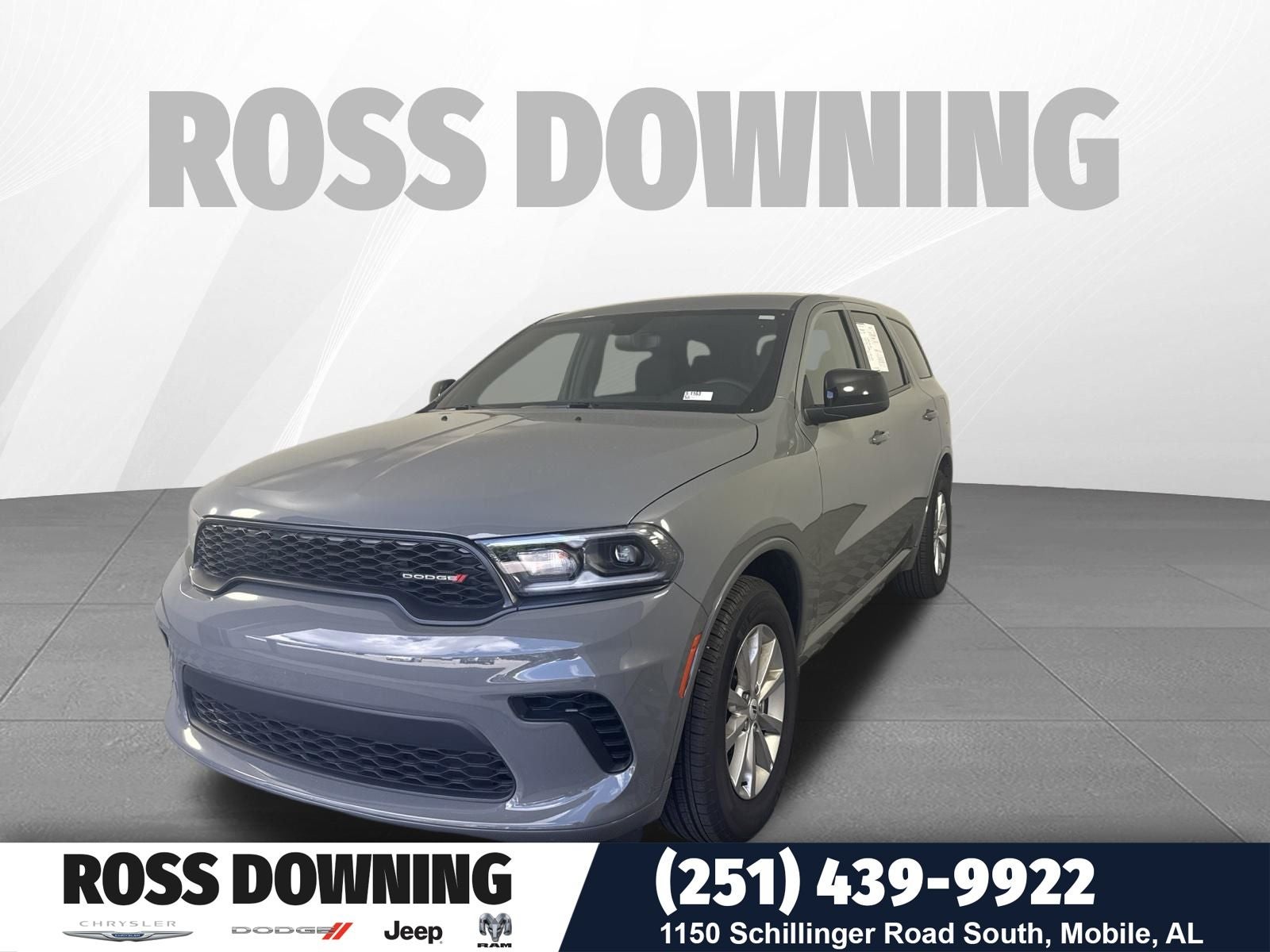 2026 Dodge Durango GT in Destroyer Gray Clearcoat — front three-quarter view