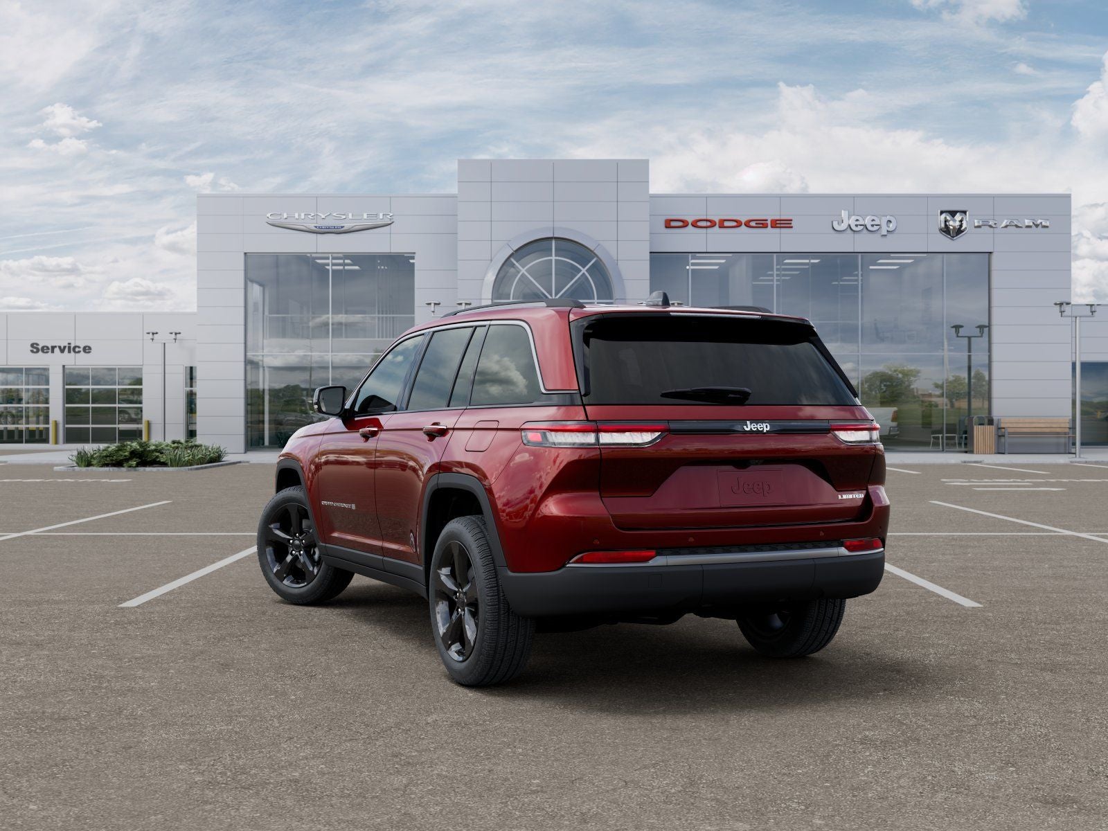 2026 Jeep Grand Cherokee — rear three-quarter view