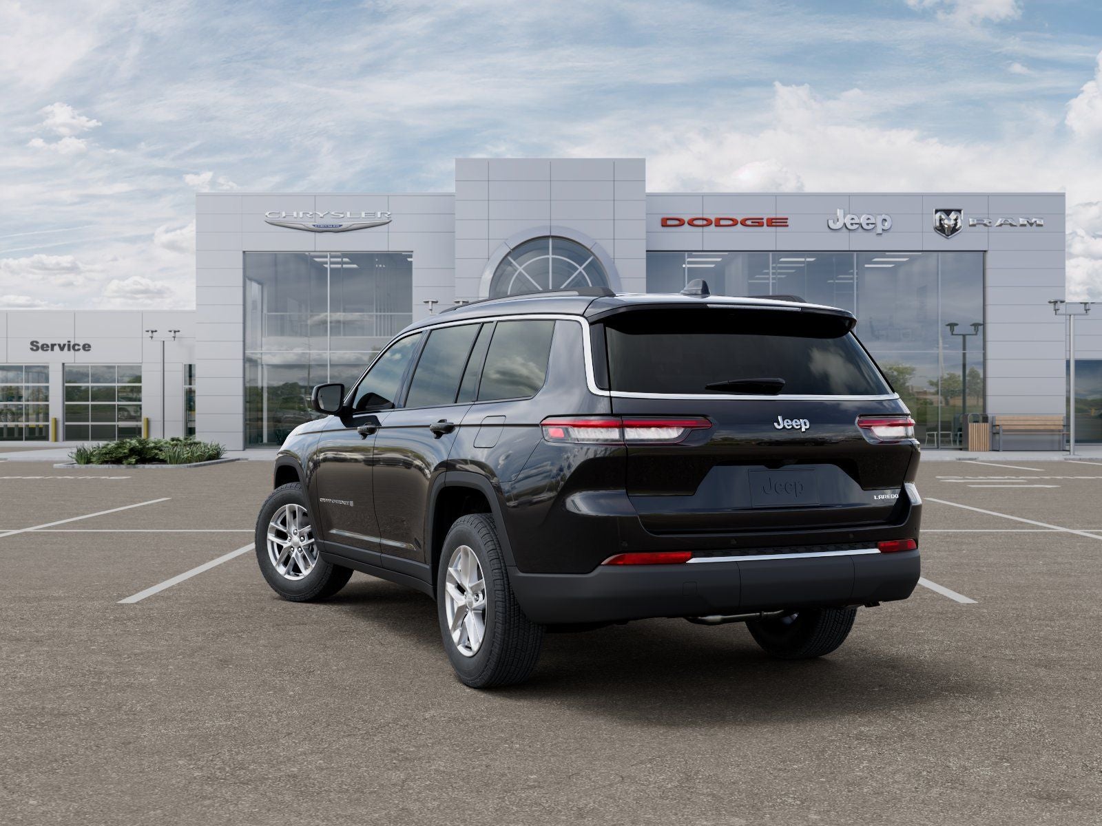2026 Jeep Grand Cherokee L — rear three-quarter view
