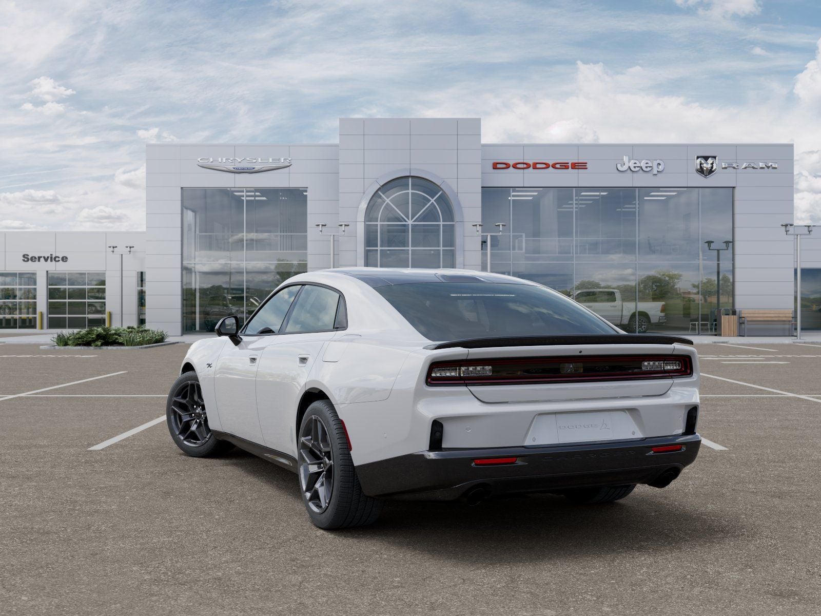 2026 Dodge Charger — rear three-quarter view