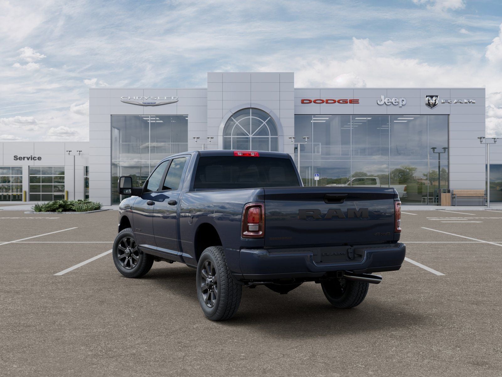 2026 RAM 2500 — rear three-quarter view